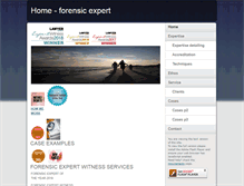 Tablet Screenshot of forensic-expert.org